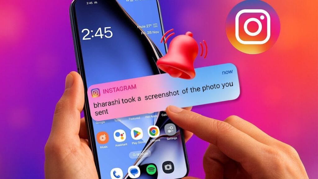does instagram notify when you screenshot a post_