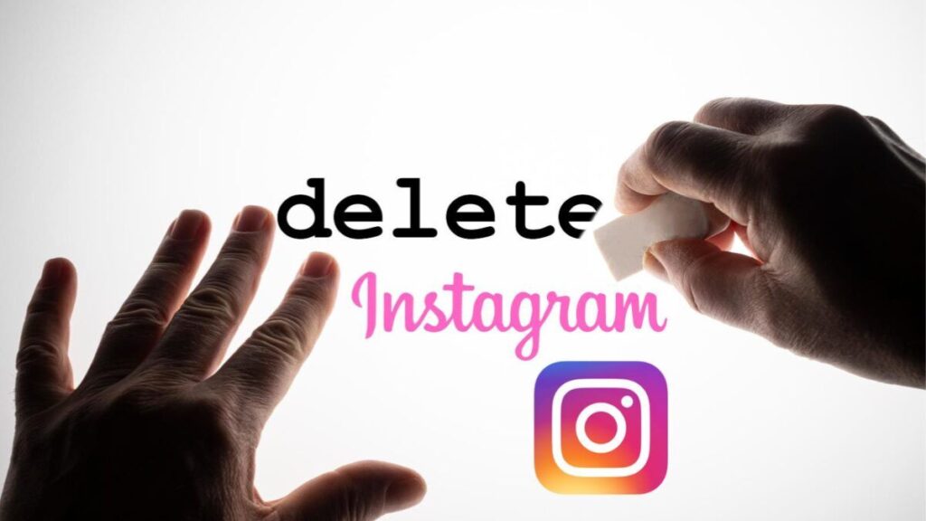 how to delete instagram account
